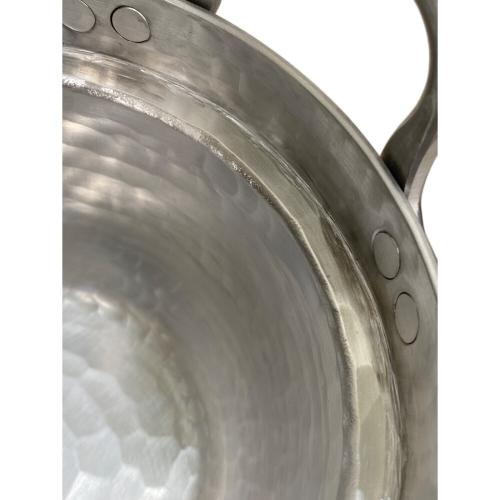 両手鍋 段付鍋 アルミ 14cm 寺地 茂