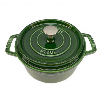 Staub (ストウブ) 両手鍋 40509-818 グリーン ピコ・ココット 18 cm