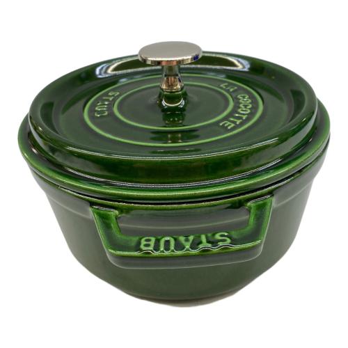 Staub (ストウブ) 両手鍋 40509-818 グリーン ピコ・ココット 18 cm