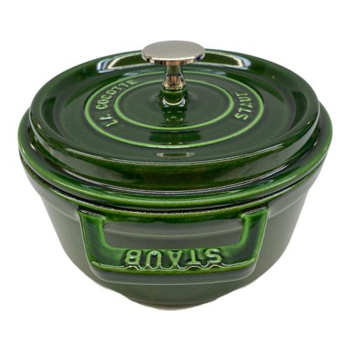 Staub (ストウブ) 両手鍋 40509-818 グリーン ピコ・ココット 18 cm
