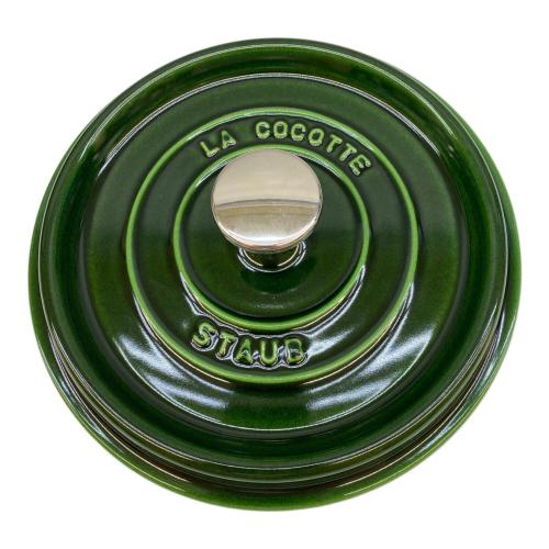 Staub (ストウブ) 両手鍋 40509-818 グリーン ピコ・ココット 18 cm