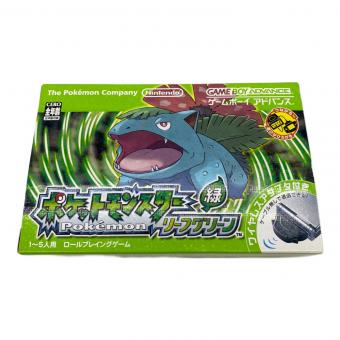 任天堂 (ニンテンドウ) ポケットモンスター リーフグリーン (同梱版) ゲームボーイアドバンス用ソフト CERO A (全年齢対象)