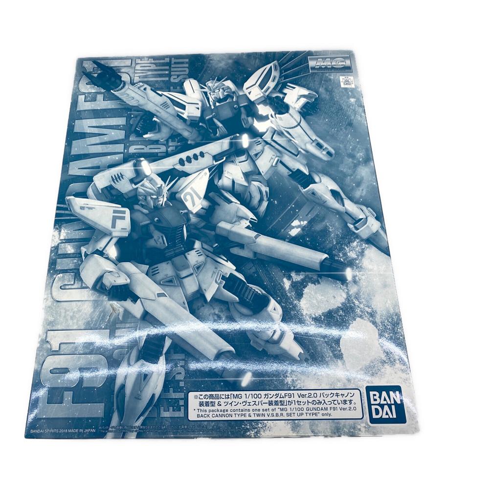 BANDAI (バンダイ) MG 1/100 ガンダムF91 Ver.2.0 バックキャノン装着
