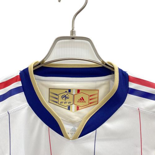 adidas (アディダス) フランス代表 2010 ユニフォーム アウェイ 長袖 選手支給用【TECHFIT】 ゲームシャツ P41211 ホワイト
