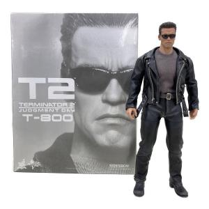 HOT TOY ターミネーター２1/6スケールフィギュア T-800 フィギュア ※箱ダメージ・説明書欠品 ムービー・マスターピース