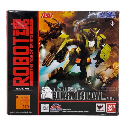 BANDAI (バンダイ) ROBOT魂 〈SIDE MS〉FA-78-1フルアーマーガンダム ver.A.N.I.M.E. フィギュア 開封品