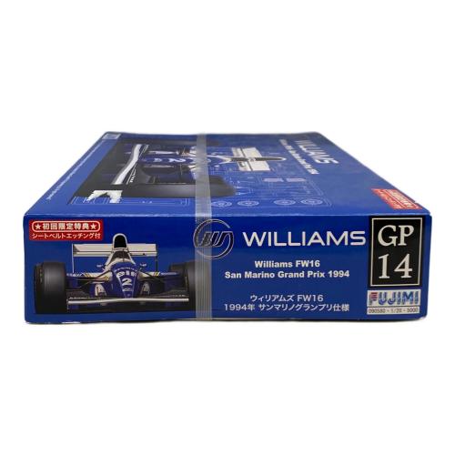 FUJIMI (フジミ) 1/20 グランプリシリーズ No.14 ウィリアムズ FW16 1994年 サンマリノGP プラモデル ●