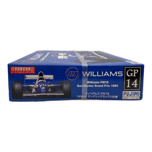 FUJIMI (フジミ) 1/20 グランプリシリーズ No.14 ウィリアムズ FW16 1994年 サンマリノGP プラモデル ●