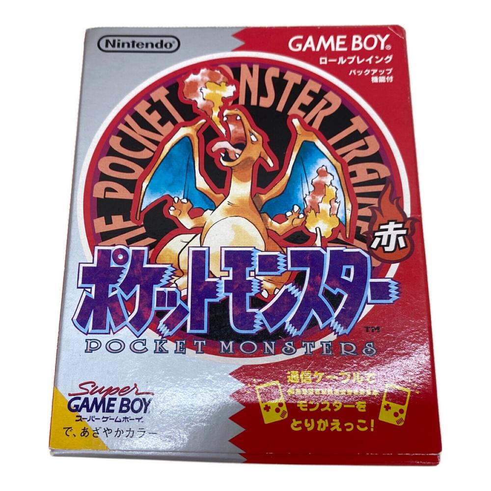 Nintendo (ニンテンドウ) ポケットモンスター赤 GAMEBOY CERO A (全