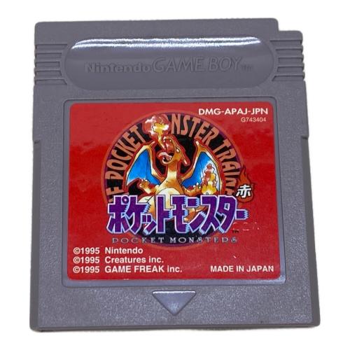 Nintendo (ニンテンドウ) ポケットモンスター赤 GAMEBOY CERO A (全年齢対象)