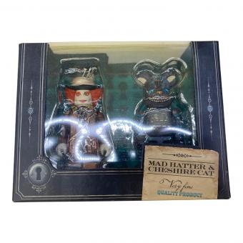 MEDICOM TOY (メディコムトイ) BE@RBRICK マッドハッター＆チェシャ猫 フィギュア 焼け有