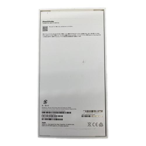 Apple (アップル) iPhone15 Pro Max MU6R3J/A 256GB