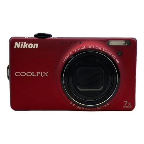 Nikon (ニコン) コンパクトデジタルカメラ COOLPIX S6000 レッド