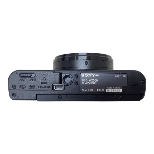 SONY (ソニー) コンパクトデジタルカメラ DSC-WX500 Cyber-shot 充電器・レザーケース付き