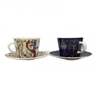 iittala (イッタラ) カップ&ソーサー 絵柄違い タイカコーヒーカップ・ソーサー