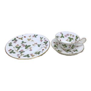 Wedgwood (ウェッジウッド) カップ&ソーサー&プレート ワイルドストロベリー