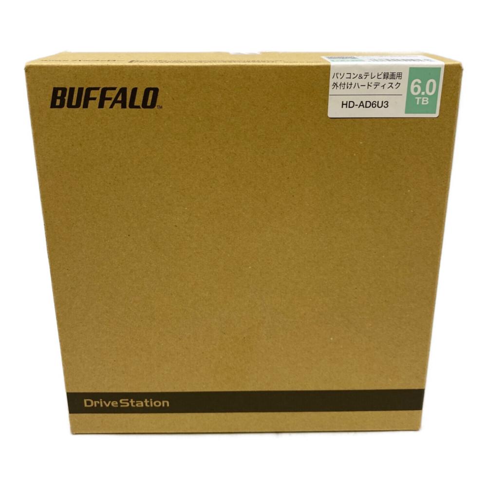 BUFFALO (バッファロー) 外付ケハードディスク HD-AD6U3 6.0TB