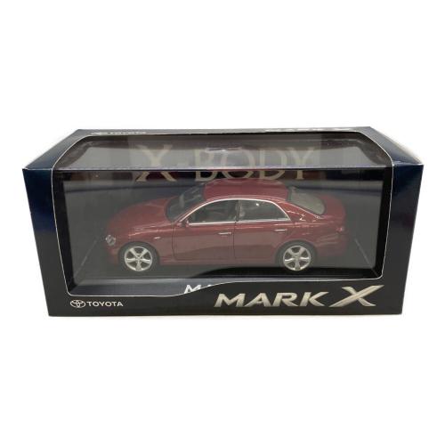 TOYOTA MARK X 1/30スケール サンプル ミニカー レッド 箱上部亀裂有