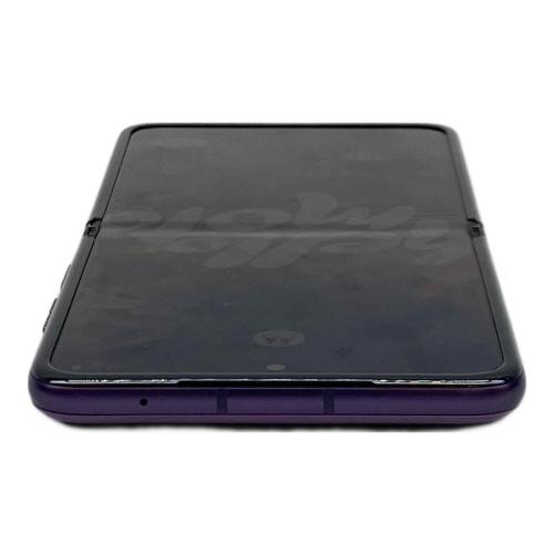 MOTOROLA (モトローラ) スマートフォン motorola razr 40s パープル ※合皮劣化有