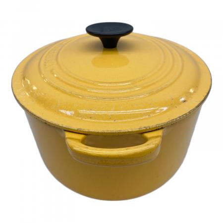 LE CREUSET (ルクルーゼ) 両手鍋 27 オレンジ ココット・オーバル