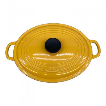LE CREUSET (ルクルーゼ) 両手鍋 27 オレンジ ココット・オーバル