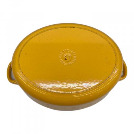 LE CREUSET (ルクルーゼ) 両手鍋 27 オレンジ ココット・オーバル