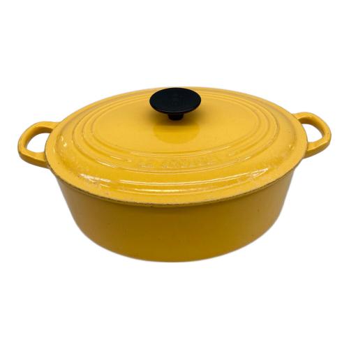 LE CREUSET (ルクルーゼ) 両手鍋 27 オレンジ ココット・オーバル
