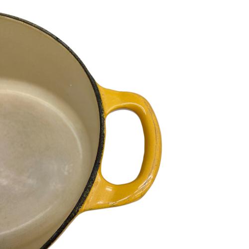 LE CREUSET (ルクルーゼ) 両手鍋 27 オレンジ ココット・オーバル