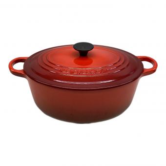 LE CREUSET (ルクルーゼ) 両手鍋 レッド
