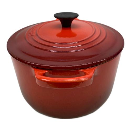 LE CREUSET (ルクルーゼ) 両手鍋 レッド