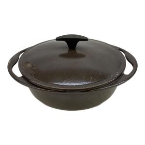 LE CREUSET (ルクルーゼ) 両手鍋 ブラウン