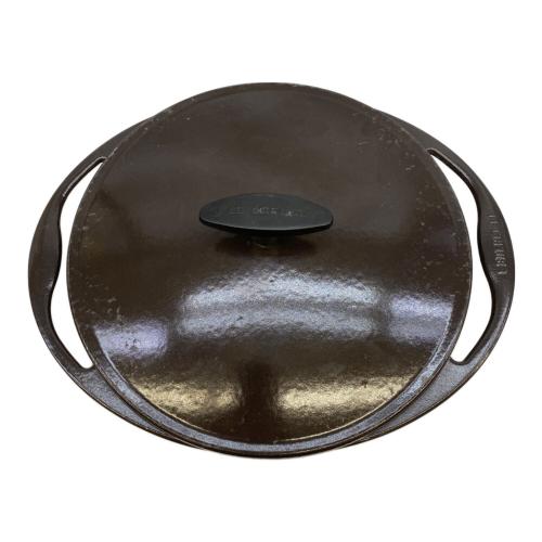 LE CREUSET (ルクルーゼ) 両手鍋 ブラウン