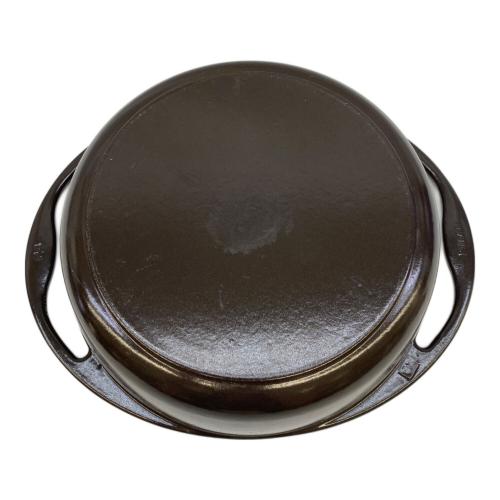 LE CREUSET (ルクルーゼ) 両手鍋 ブラウン