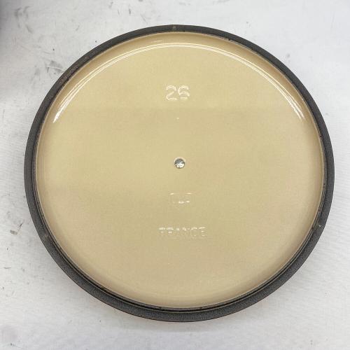 LE CREUSET (ルクルーゼ) 両手鍋 SIZE 26cm レッド