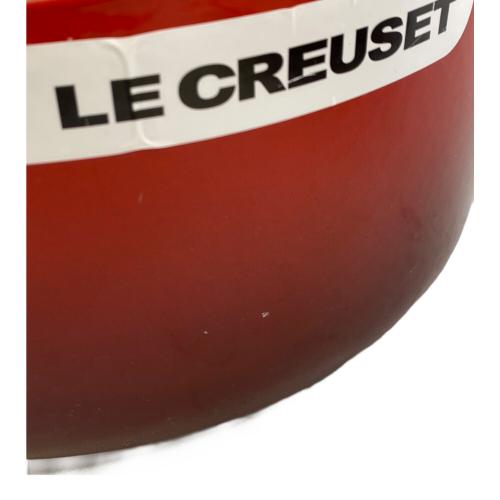 LE CREUSET (ルクルーゼ) 両手鍋 SIZE 26cm レッド