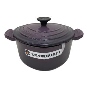 LE CREUSET (ルクルーゼ) 両手鍋 パープル ココット・ダムール 2.0ℓ