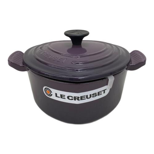 LE CREUSET (ルクルーゼ) 両手鍋 パープル ココット・ダムール 2.0ℓ