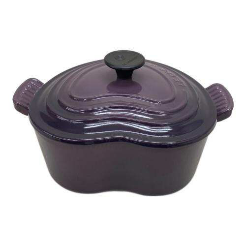 LE CREUSET (ルクルーゼ) 両手鍋 パープル ココット・ダムール 2.0ℓ