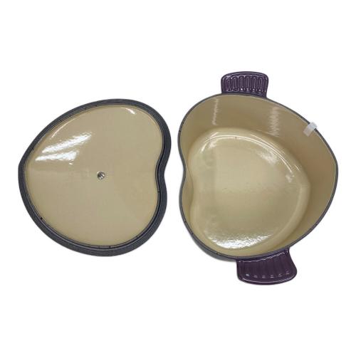 LE CREUSET (ルクルーゼ) 両手鍋 パープル ココット・ダムール 2.0ℓ