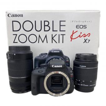 CANON (キヤノン) デジタル一眼レフカメラ EOS KISS X7 ダブルズームキット