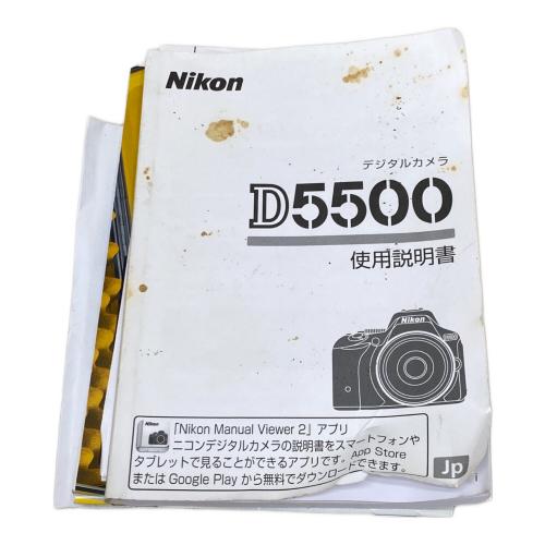 Nikon (ニコン) 一眼レフカメラ D5500 レンズ装着部割れ有