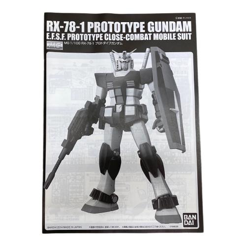 BANDAI (バンダイ) MG RX-78-1 プロトタイプガンダム ガンプラ