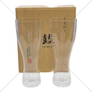 うすはり (ウスハリ) グラスセット 木箱付 TSUDUMI 鼓