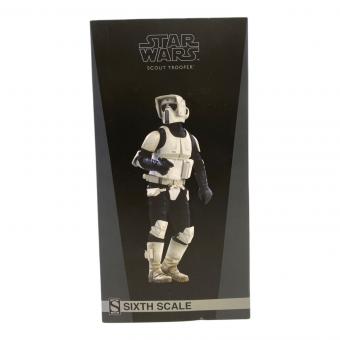 STAR WARS (スターウォーズ) 『スター・ウォーズ』 1/6スケールフィギュア 【ミリタリーズ・オブ・スター・ウォーズ】 スカウト・トルーパー フィギュア 保管ヨゴレ有