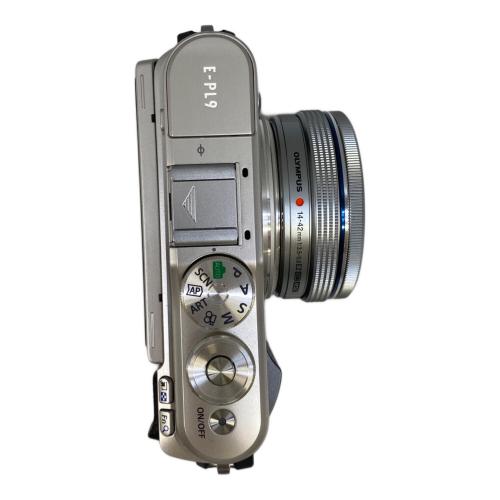 OLYMPUS (オリンパス) ミラーレス一眼カメラ PEN E-PL9 14-42mm EZレンズキット ブラック×シルバー