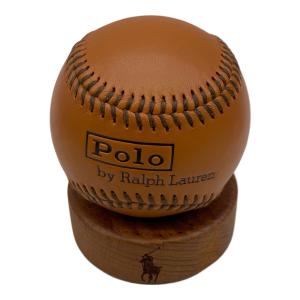 POLO RALPH LAUREN (ポロ・ラルフローレン) インテリア小物 レザー製オリジナル野球ボール※記念ノベルティ