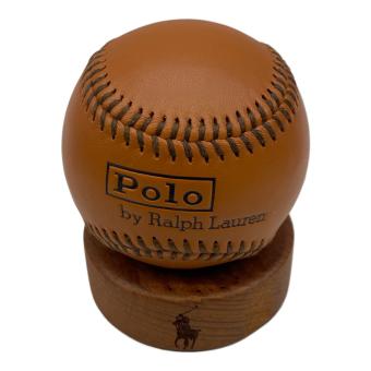 POLO RALPH LAUREN (ポロ・ラルフローレン) インテリア小物 レザー製オリジナル野球ボール※記念ノベルティ
