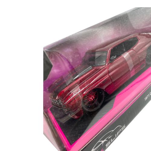 PINK SLIPS 1971 シボレー シェベルSS モデルカー レッド