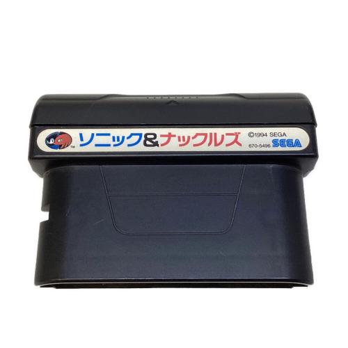 メガドライブ用ソフト ソニック＆ナックルズ