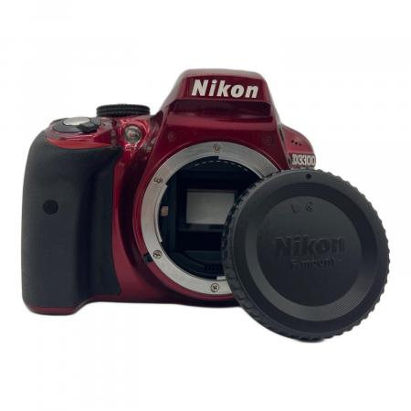 美品！Nikon D3300 中古】Nikon ニコン D3300 18-55mm VR II レンズキット レッド | 中古